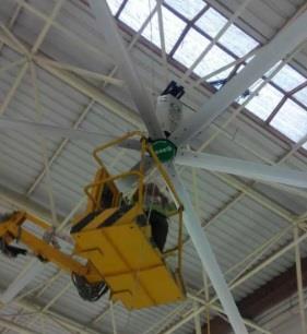 大型工业风扇真正解决空大厂房车间通风降温