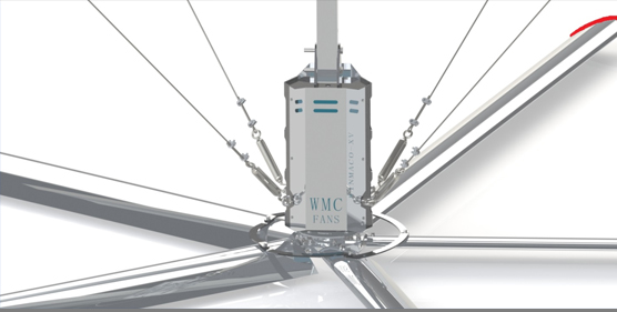 大型工业风扇节能降耗改善工作环境舒适度